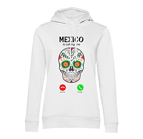 Sweat à Capuche Mexico Is Calling Me Vêtement Voyage Culturel et Hoodie Tendance