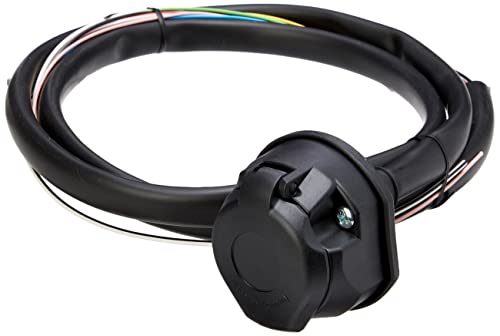 Maypole Professional Towbar Pre-Wired 13 Pin Socket Assembly with 2m 12 Core Sheathed Cable, Flexible Gasket and Fixings