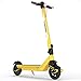 Monopattino Elettrico Gomma Piene Funzione Unica Di Assorbimento Degli Urti Scooter Elettrico 25km/h Giallo