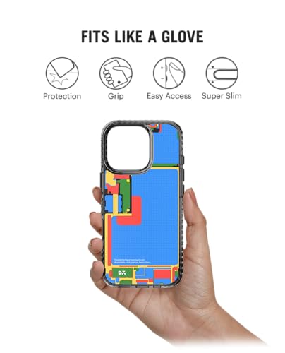 Image of DailyObjects Case for iPhone 16 Pro Max Compatible with Mag-Safe Wireless Charging, Stride 2.0 Ai-Phone Slim Shockproof Back Cover with Inner Magnetic Ring