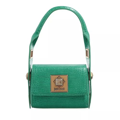 Just Cavalli Snake Lock - Bolso bandolera, diseño de cocodrilo, color verde, verde Just Cavalli Snake Lock - Bolso bandolera, diseño de cocodrilo, color verde, verde