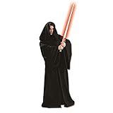 Rubie's Costume Men's Star Wars Super Deluxe Adult Hooded Sith Robe, Multicolor, Standard