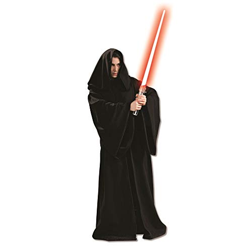 Rubie's Costume Men's Star Wars Super Deluxe Adult Hooded Sith Robe, Multicolor, Standard