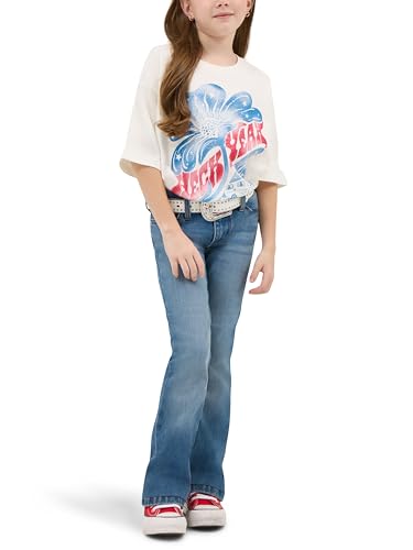 Vaqueros Wrangler resistentes con ajuste perfecto para botas de niña 4
