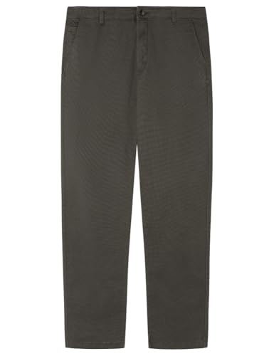 Pantalon texturé kaki Springfield pour homme en taille 40 coupe chino