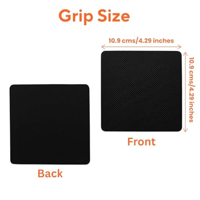 Gym Grip Pads, Weight Lifting Hand Grips, Silicone Rubber Workout Pads for Men Women, Pull Up Training, Multipurpose Jar Opener Coasters