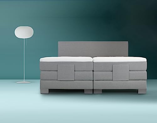 Boxspringbett ROM II elektrisch verstellbar 180x200 Härtegrad H2 H3 Boxspringbett mit Motor 180 x...