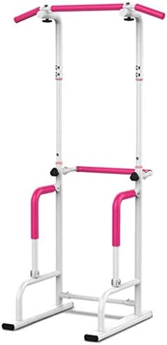 DXIN Power Tower Gym,Multifunctional Weight Station,Home Pull Up Dip Station,Push Up Workout Abdominal Exercise,Load 120KG (Color : White, Size : 6055185CM)