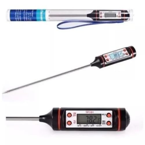 Termômetro Culinário Digital Espeto Tp101 Alimento Cozinha Bebida Quente Carne Bolos Liquido Quente
