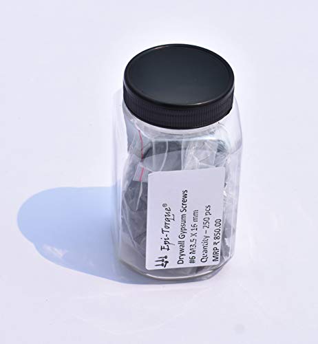 Image of Drywall Gypsum Black Screw Sharp Point Size #6 M3.5 X 16mm (Pack of 250 Pcs)