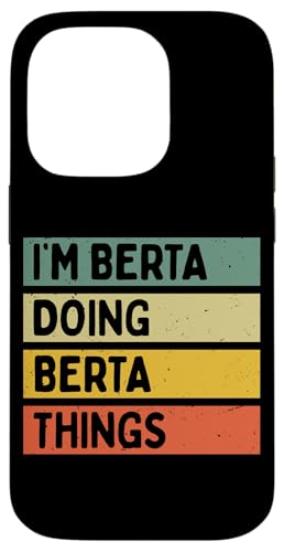 I'm Berta Doing Berta Things �ʔ������� �X�}�z�P�[�X iPhone 14 Pro �p
