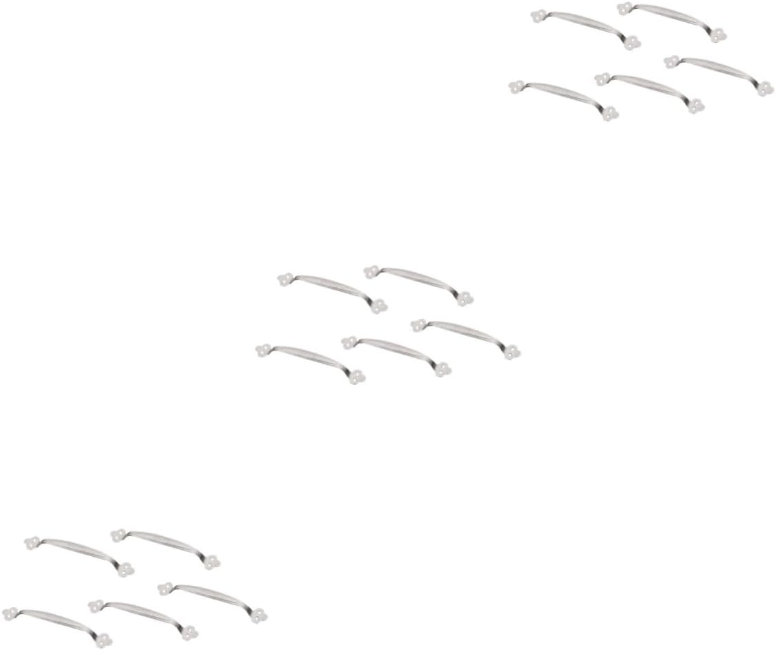FOMIYES 15pcs Stainless Steel Grab Bar for Bathroom Safety Handrail Raised Lines Support Capacity