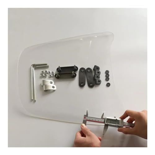 Pare-brise de scooter et vent déflecteur moto avec kit de fixation complet