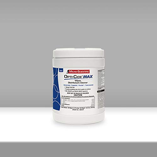 Micro-Scientific - M60034 Wipes Disinfectant Cleaner 160 Wipes Professional Disposables Surface Disinfectant Cleaning Wipes Opti Cide Max - Thumbnail 4