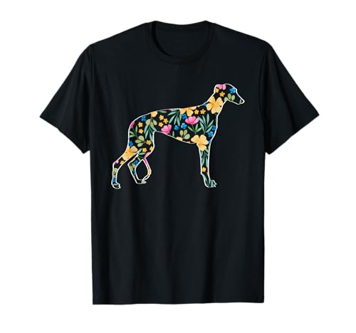 Whippet Flower T-Shirt
