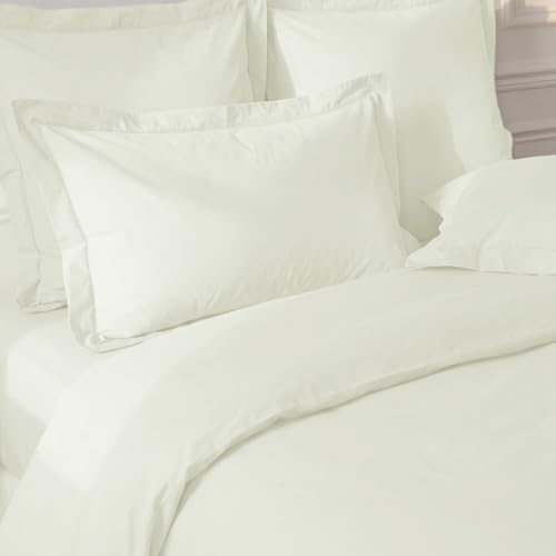 Housse de couette en percale de coton Sensei Maison luxe écru - 6