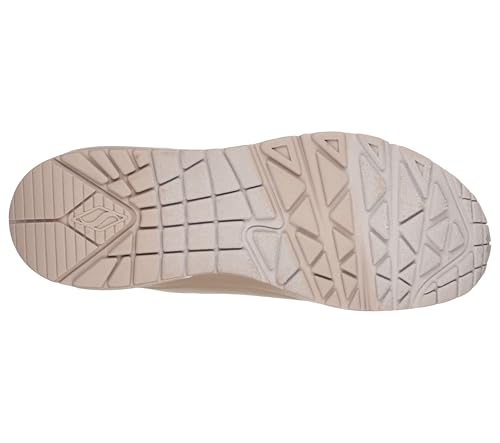 Skechers Womens Uno - Stand On Air Sneaker, Sand, 10 US4