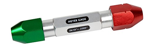 Univeral Pin Gage Handle Range .0610" - .2505" or 1.52mm - 7.71mm