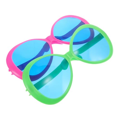 Hemoton Hawaiian Funny Sunglasses for Summer Glasses Tropical Style for Parties Events Beach Fun