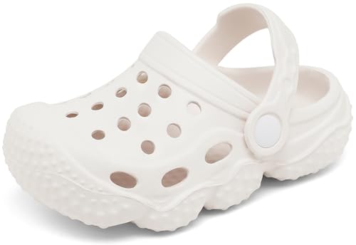 Image of ChayChax Kid's Garden Clogs Cute Slides Sandals Toddlers Beach Pool Shower Shoes with Non-Slip Sole