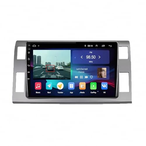 Radio de coche Toyota Previa XR50 con pantalla táctil, GPS y CarPlay integrado