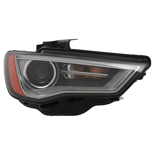 HID Headlight Assembly for Audi A3 / A3 Quattro / S3 Quattro 2015 2016 Non-AFS Models Right Passenger Side Front Head Lamp Replacement w/o Curve Lighting AU2503191 8V0941044B (Right Passenger Side)