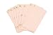 Sugar & Cloth Rectangle Paper Napkins, Peach with Gold Starbursts, 32 Count