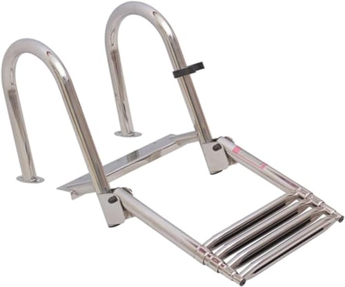 Escalera Telescópica de Acero Inoxidable 4 Peldaños miniatura 5