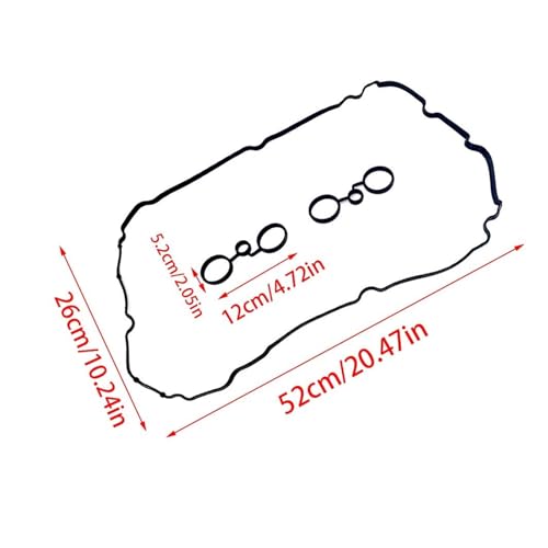 Couvercle de soupape moteur en caoutchouc durable pour DS5 et motorisation THP - 3
