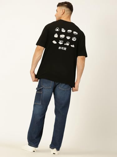 Image of Thomas Scott Men's | Graphic | Half Sleeve | Oversized Fit | Cotton Blend | Crew Collar | Casual Tshirt