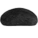Kangol Furgora 504 Fuzzy Flat Cap for Women and Men, XL, Black