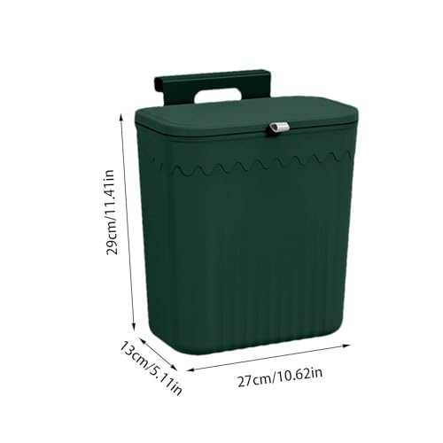 Cubo de basura para cocina y armario contenedor colgado que ahorra espacio debajo del fregadero 3