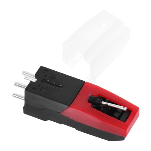 MAGICLULU Aiguille de Remplacement pour Platine Vinyle Vintage, Stylet à Aiguilles en Céramique Piézoélectrique Pointe en Rubis, Compatible Tourne-Disque, Accessoire DJ Précis et Solide
