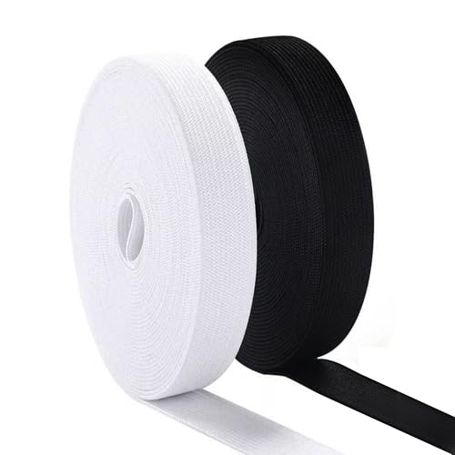 XiaoLidm 20 Meter Gummiband Nähen, 2 Stück Elastisches Band...