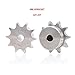 304 Stainless Steel 08B Roller Chain Sprocket 08B-1 Teeth 10-22 for Industrial Machinery Replacement(22 Teeth)