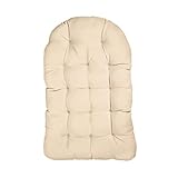 Trupedic Indoor Ivory Egg Chair Cushion