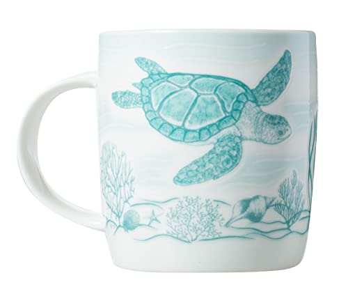 Mug Cape Shore New Bone China 14 oz color Turtle miniatura 3