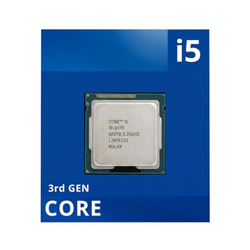 Image of Core i5-3470 Desktop Processor, 3.20GHz, 3rd Gen, LGA1155 Socket, SR0T8