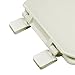 Bath Décor 2Q1R4-02 Deluxe Plastic Toilet Seat with Vari-Adjust Lok-Down Hinge, Round, Biscuit/Linen