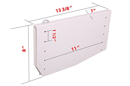 Eclv Diy Murphy Wall Bed Springs Mechanism Hardware Kit ，Vertical Wallbed Mounting,King Size,White #TOP5