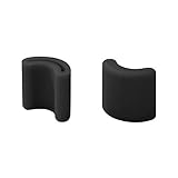 山崎実業 ポリ袋エコホルダータワー用 キッチンエコスタンド タワー用 キャップ 2個組 ブラック 2558