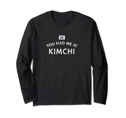 Kimchi Cocina Coreana Fermentada Vegetales Napa Col Comida Manga Larga