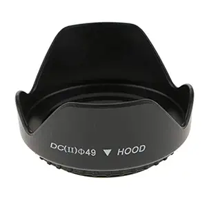 BIG BOOM 49mm Lens Hood (Screw Mount) Petal Crown Flower Shaped Made of