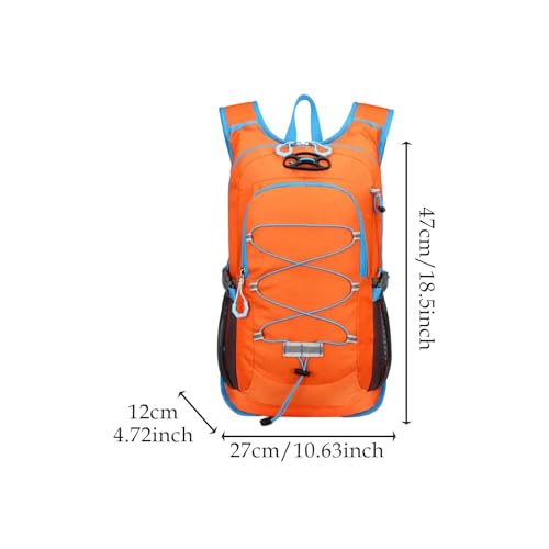 Mochila running y montañismo 20-35L impermeable naranja miniatura 3