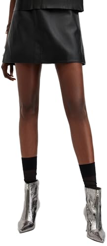 Women's Renai Slim Fit Leather Mini Skirt UK 16/US 123