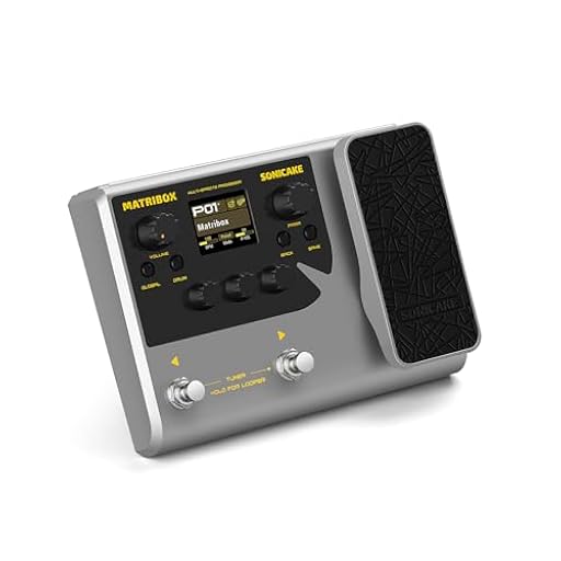 SONICAKE Pedal de guitarra Procesador multiefectos con modelado de expresión Gabinetes de infrarrojos Simulación Multi idioma Estéreo OTG Matribox | Ya disponible en tu tienda friki favorita! En mundofriki.es!