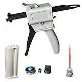 Dispenser Gun, 50ml Dispensing Gun Kit Impression Mixing Dispensing Dispenser AB Gun 1:1/1:2/10:1 or 55ML Single (50ML-10:1)