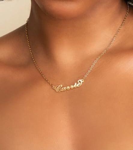 DayOfShe Custom Name Necklace for Women Gifts, 18K Gold Plated Layered Names Necklace Personalized Gifts for Birthday4