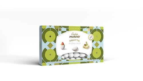 Confetti Maxtris Ciocomandorla Gusto Pistacchio, Scatola 500G