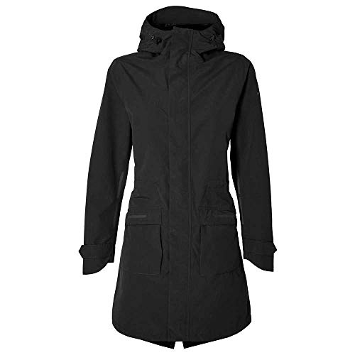 Parka imperméable Mosse femme noir XS veste de pluie coupe-vent vélo
